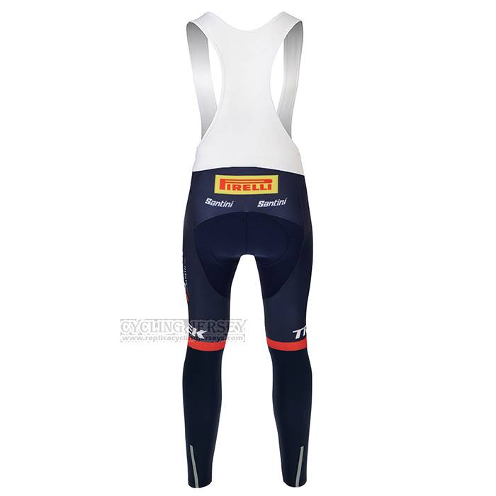 2023 Cycling Jersey Trek Segafredo Orange White Long Sleeve And Bib Short